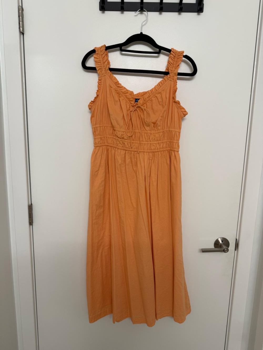 Waist-Defined Ruffled Midi Dress - Picture 2 of 3